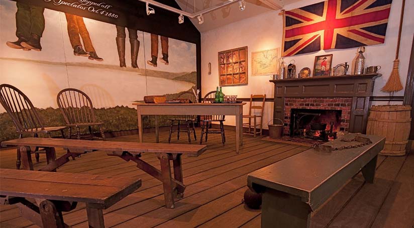 1800's Courtroom.