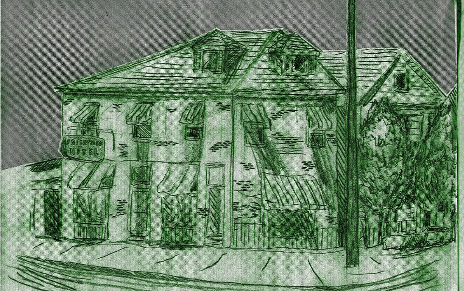 Sketch of the Brightside Hotel.