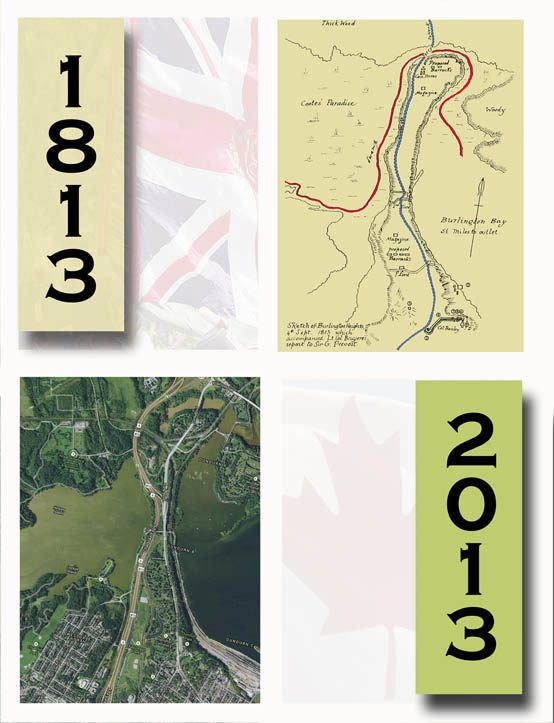 Burlington Heights 1813 and 2013.