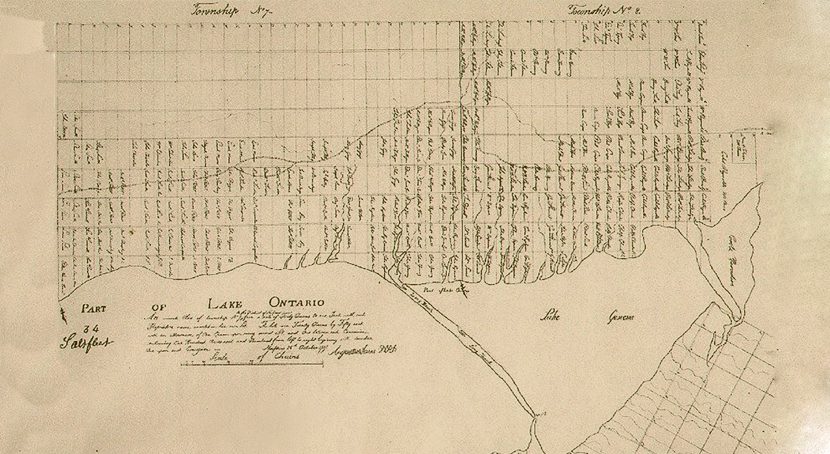 Saltfleet survey map.