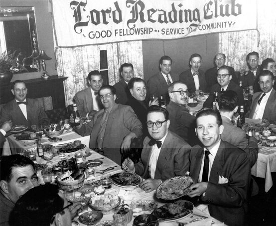 Lord Reading Club social gathering group photo.