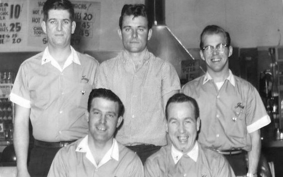 Five Brightside bowling league players.