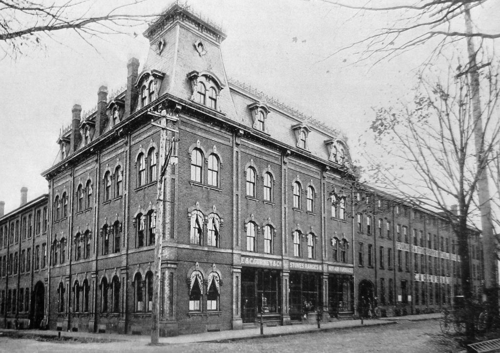 E. & C. Gurney Company industrial complex at King William Street.