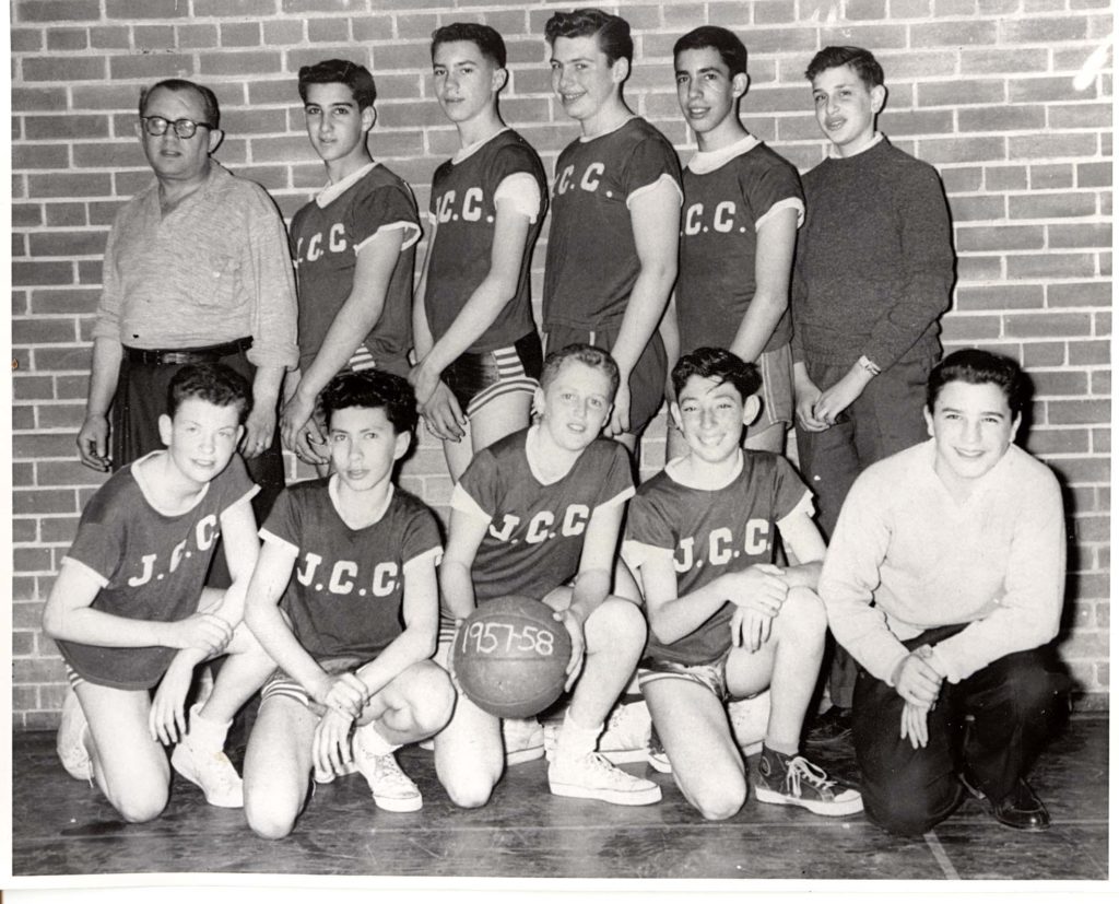 Jewish Community Centre basketball team photo 1957 to 1958.