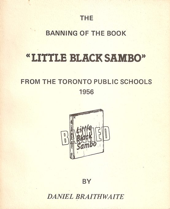 Cover reproduction of the book The Banning of the Book ‘Little Black Sambo’.